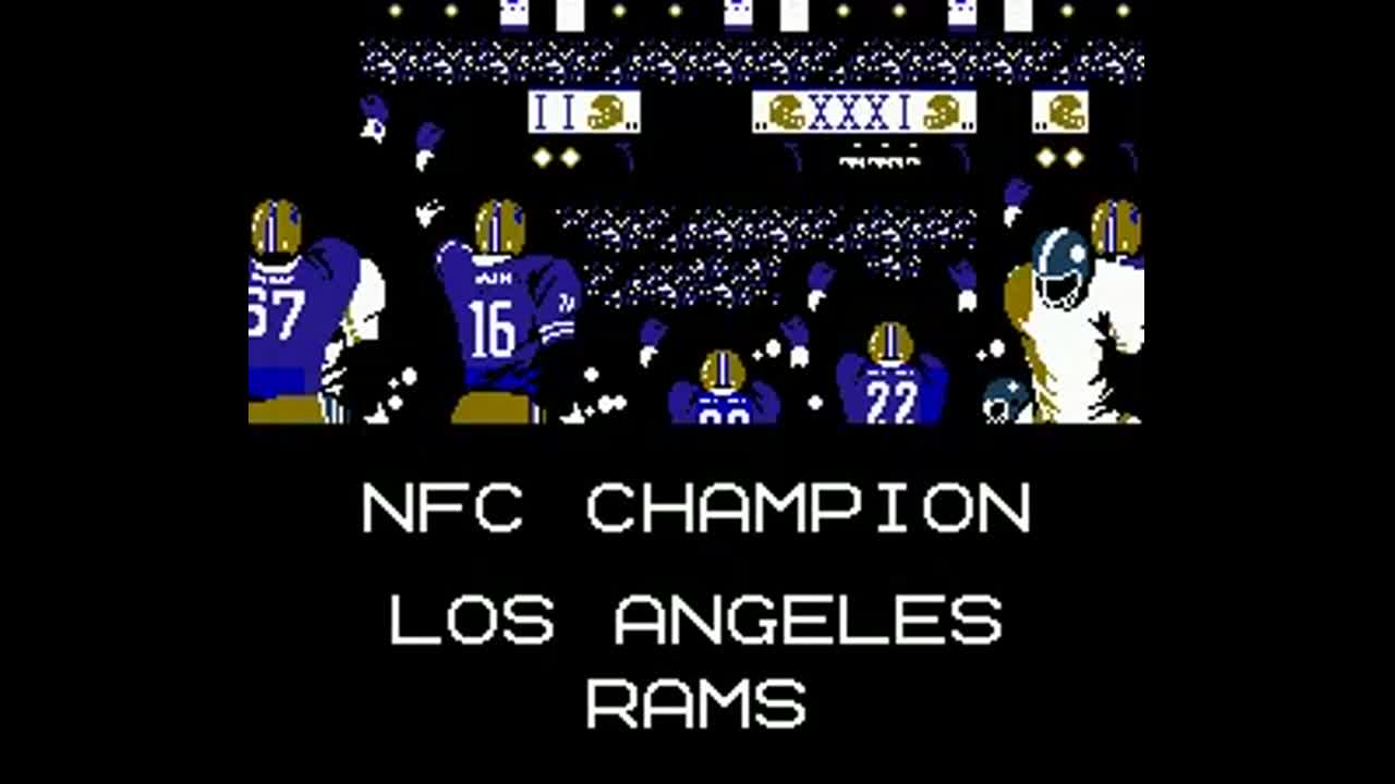 La Rams Bit Map Los Angeles Rams - 8 Bit Rams | Download HD video clip on | Vlipsy
