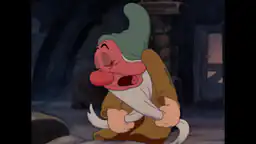 Snow White and the Seven Dwarfs: Bashful giggling and squirming