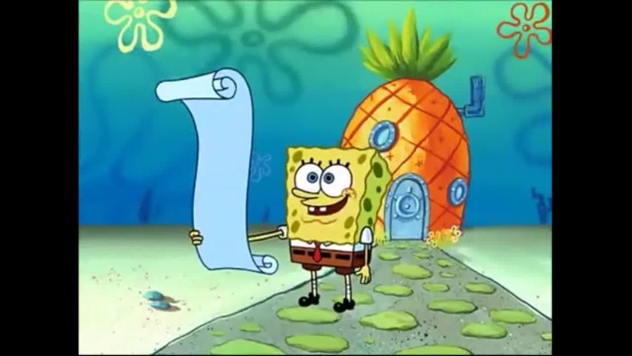 Spongebob Squarepants - To Do List | Download HD video clip on | Vlipsy
