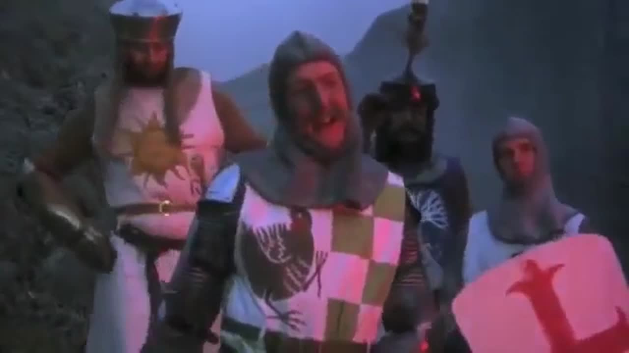 Monty Python and the Holy Grail - Sir Robin And the Bridge of Death ...