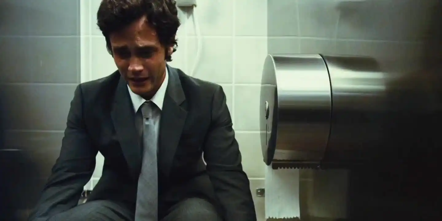 Margin Call - Crying in the bathroom stall | Download HD video clip on ...