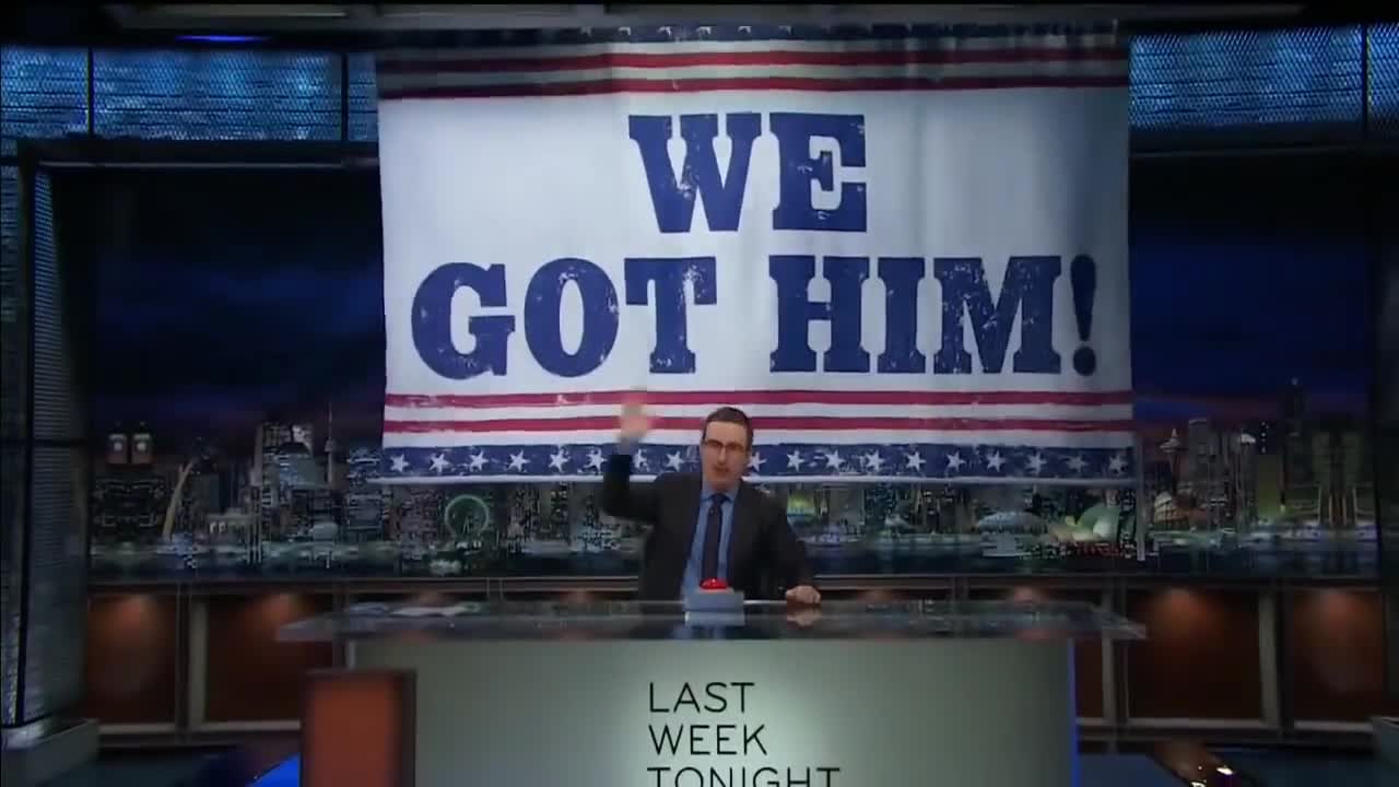 John Oliver - We got him | Download HD video clip on | Vlipsy
