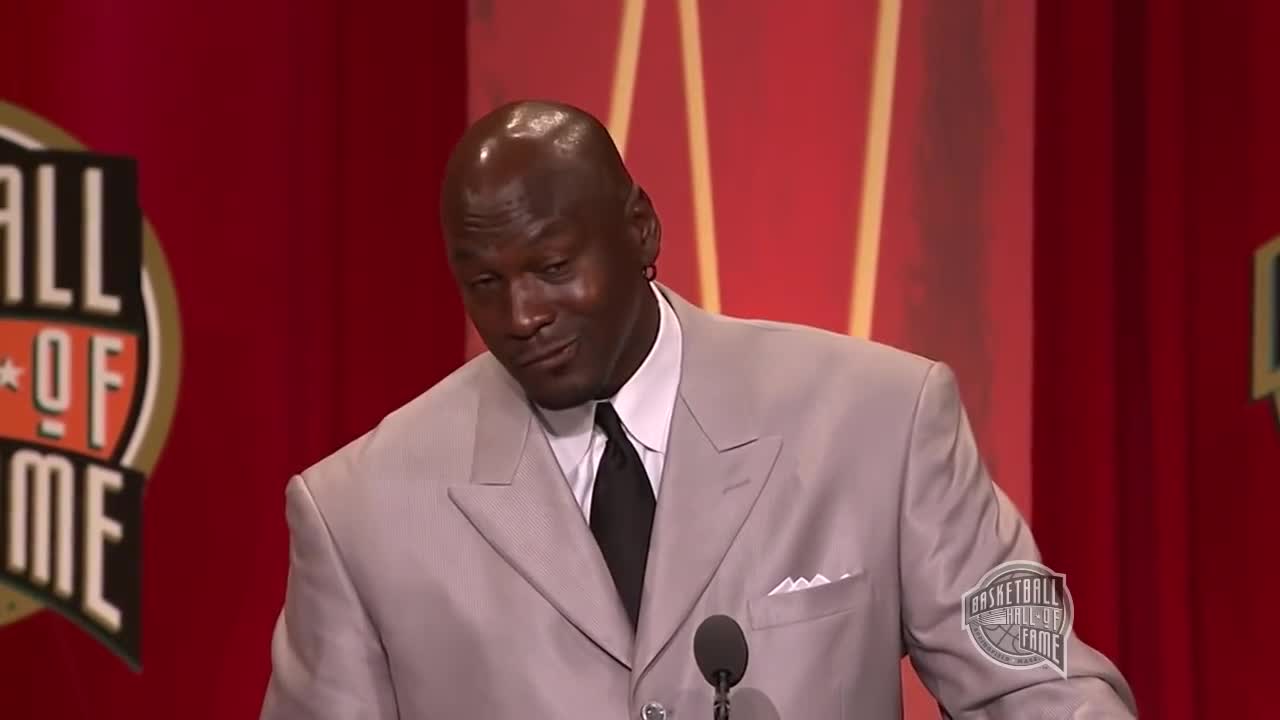 michael jordan's basketball hall of fame enshrinement speech