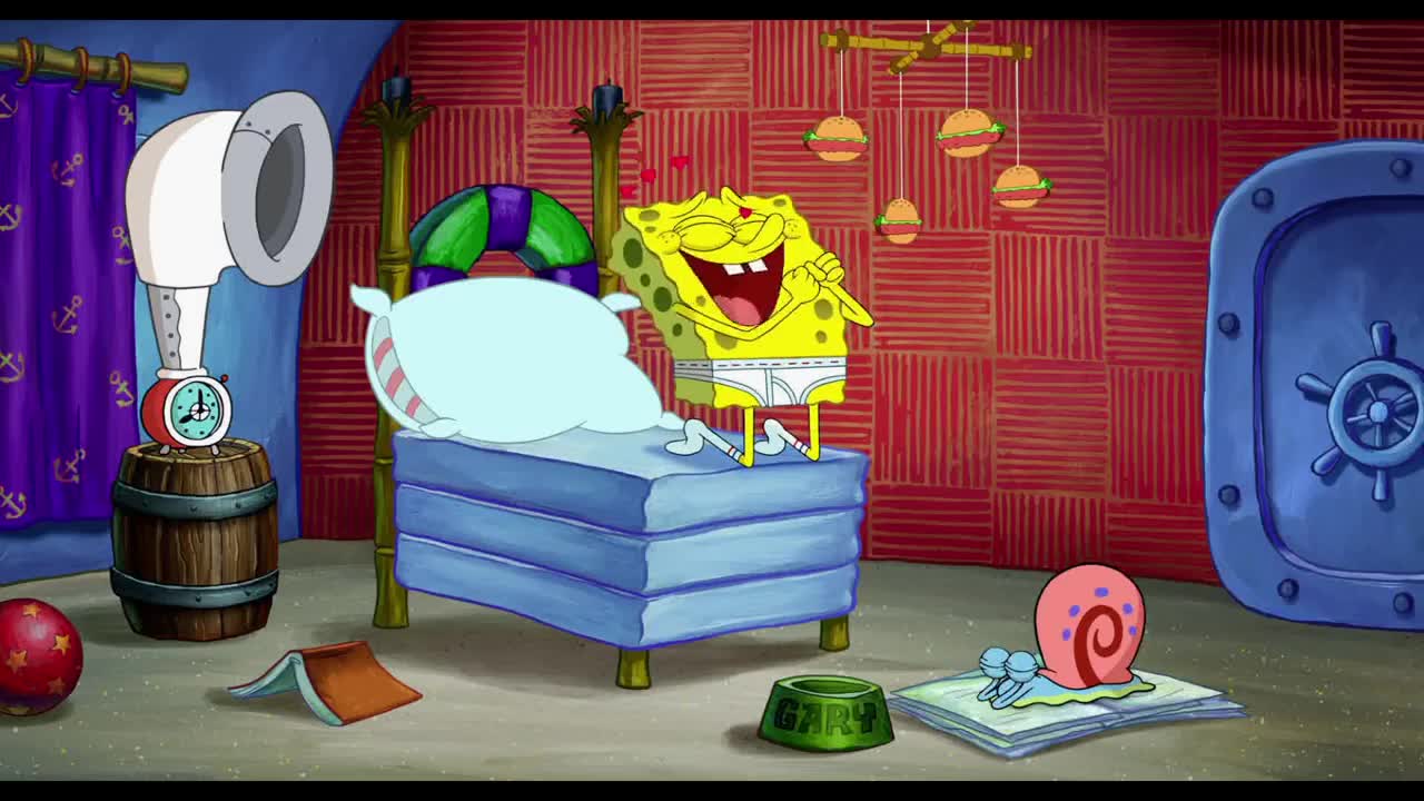 Spongebob Squarepants - Monday | Download HD video clip on | Vlipsy