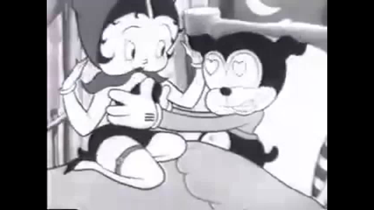 Dizzy Red Riding Hood (1931) - Heart-eyed kiss | Download HD video clip ...